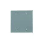 Plaque murale 2 dispositifs Leviton 80725-gy gris