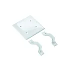 Plaque murale 2 dispositifs Leviton 80734-w blanc