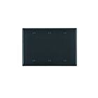 Plaque murale 3 dispositifs Leviton 80735-e noir