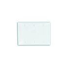 Plaque murale 3 dispositifs Leviton 80735-w blanc