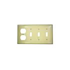 Plaque murale combinée Leviton 80743-i ivoire