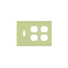 Plaque murale 3 dispositifs Leviton 80747-i ivoire