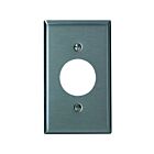 Plaque murale 1 prise Leviton 84004-40 acier inoxydable
