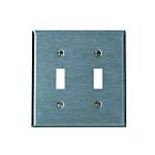 Plaque murale Leviton 84009-40 acier inoxydable