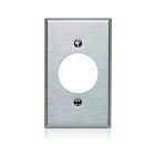 Plaque murale 1 dispositif Leviton 84020-40 acier inoxydable