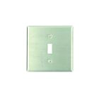 Plaque murale 2 dispositifs Leviton 84040-40 acier inoxydable
