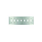 Plaque murale 7 dispositifs Leviton 84070-40 acier inoxydable