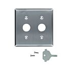 Plaque murale pour interrupteur Leviton 84072-40 argent