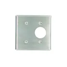 Plaque murale combinée Leviton 84085-40 argent