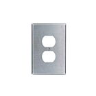Plaque pour prise double Leviton 84103-40 argent
