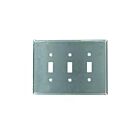 Plaque murale 3 dispositifs Leviton 84111-40 acier inoxydable