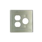 Plaque murale combinée Leviton 84146-40 argent