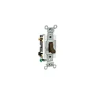 Interrupteur à bascule Leviton cs220-2 marron