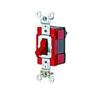 Interrupteur à bascule Leviton m1221-lhr rouge