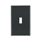 Plaque murale 1 dispositif Leviton pj1 marron