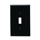 Plaque murale 1 dispositif Leviton pj1-e noir