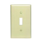 Plaque murale 1 dispositif Leviton pj1-i ivoire