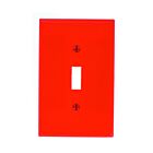 Plaque murale 1 dispositif Leviton pj1-r rouge
