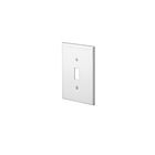 Plaque murale 1 dispositif Leviton pj1-w blanc