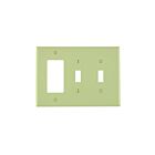 Plaque murale 3 dispositifs Leviton pj226-i ivoire
