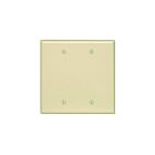 Plaque murale 2 dispositifs Leviton pj23-i ivoire