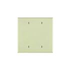 Plaque murale 2 dispositifs Leviton pj23-t amande pâle