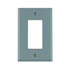 Plaque murale 1 dispositif Leviton pj26-gy gris