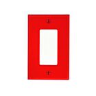 Plaque murale 1 dispositif Leviton pj26-r rouge
