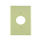 Plaque murale 1 dispositif Leviton pj7-i ivoire