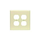 Plaque murale 2 dispositifs Leviton pj82-gy gris