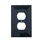 Plaque murale 1 dispositif Leviton pj8-e noir