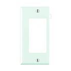 Plaque murale 1 dispositif Leviton pse26-w blanc