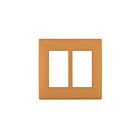 Plaque murale sans vis Leviton rewp2-tc noix de coco grillée