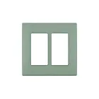 Plaque murale 2 dispositifs Leviton rewp2-ws fumée de bois