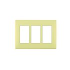 Plaque murale sans vis Leviton rewp3-cs soie blonde