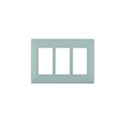 Plaque murale 3 dispositifs Leviton rewp3-pg gris de galet