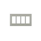 Plaque murale sans vis Leviton rewp4-ca café au lait