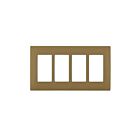 Plaque murale sans vis Leviton rewp4-wc caramel chaud