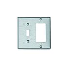 Plaque murale 2 dispositifs Leviton s126 acier inoxydable