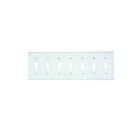 Plaque murale 7 dispositifs Leviton s601-w blanc