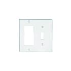 Plaque murale 2 dispositifs Leviton sj126-40 acier inoxydable