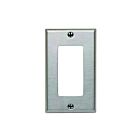 Plaque murale pour dispositif décorateur Leviton so26 acier inoxydable