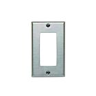 Plaque murale 1 dispositif Leviton ssj26-40 argent