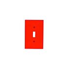 Plaque murale 1 dispositif Leviton pj1-r rouge