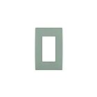 Plaque murale pour 1 dispositif décorateur Leviton rewp1-ws fumée de bois
