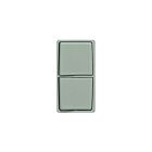 Trousse de changement de couleur Leviton rk634-ws fumée de bois