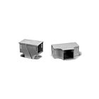 Leviton S2VTE-TEE Té vertical pour chemin de roulement en fibre 2x2