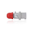 Leviton S316-P6 Fiche à broche et manchon nominale en boîte 3P4W 16A 380-415V Position d'horloge 6 heures