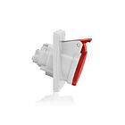 Leviton S432-R6 Prise à broche et manchon nominale en boîte 4P5W 32A 346-415V Position d'horloge 6 heures