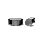 Leviton S4HEL-90D Coude horizontal du chemin de roulement en fibre 4x4